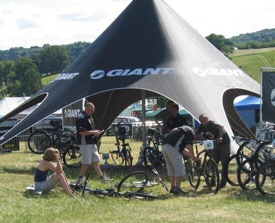 Namiot gwiazda jednomasztowy