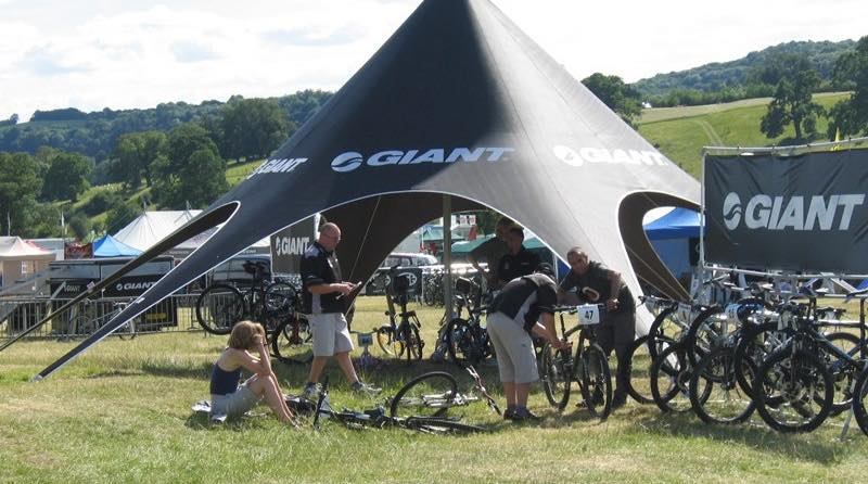 Namiot gwiazda jednomasztowy