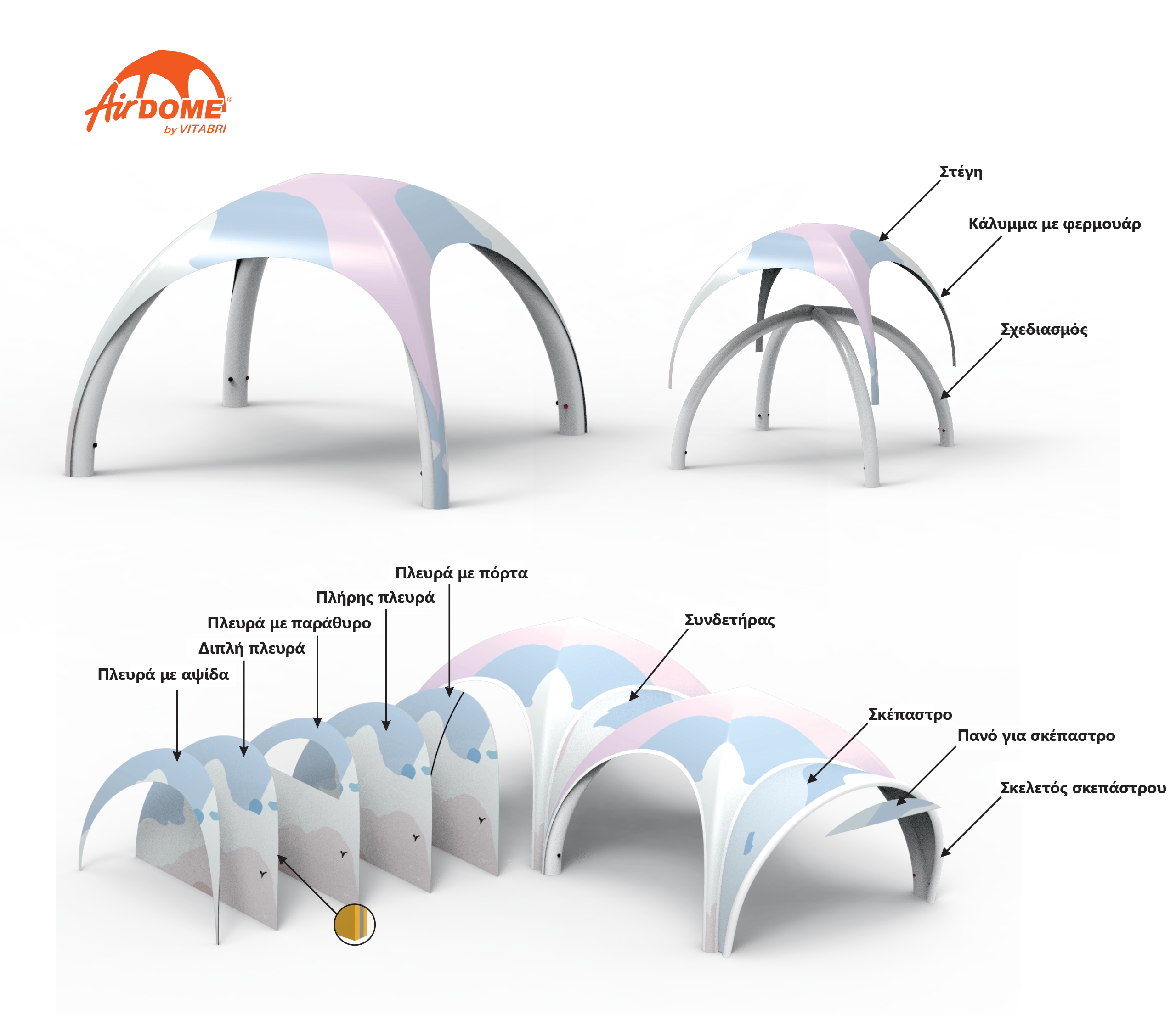 AirDome κατασκευή AirDome κατασκευή
